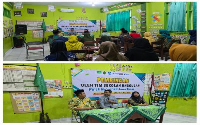 Pembinaan oleh Team Sekolah Unggulan PW LP Maarif  NUJawa Timur